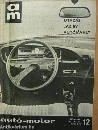 Autó-Motor 1971. június 21.