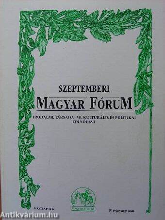 Szeptemberi Magyar Fórum 1996.