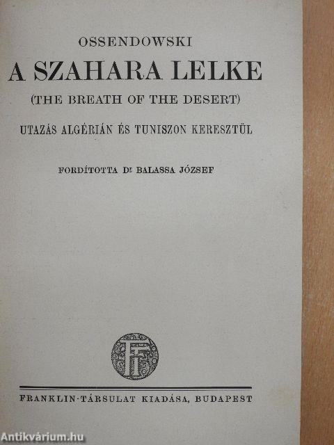 A Szahara lelke