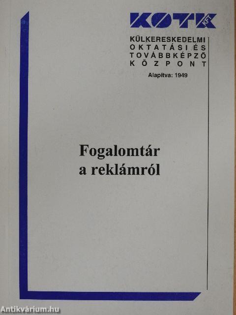 Fogalomtár a reklámról