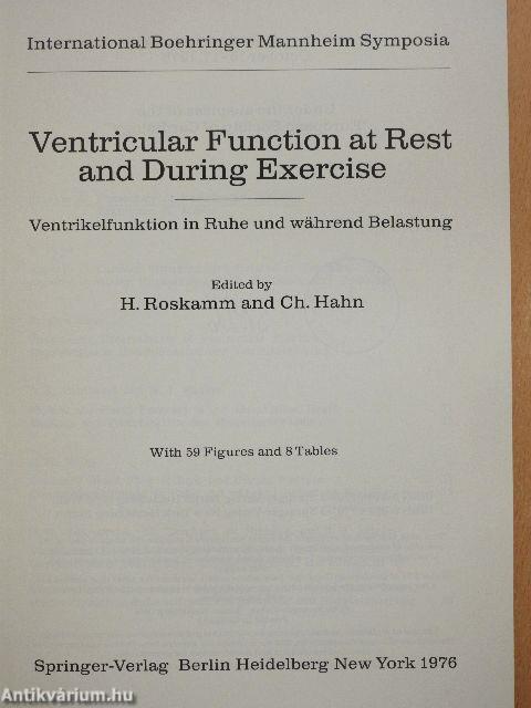 Ventricular Function at Rest and During Exercise