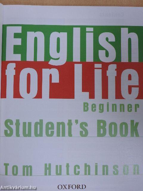 English for Life - Beginner - Student's Book/Workbook with key - CD-vel