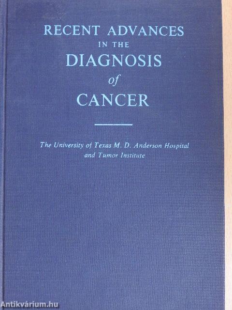 Recent Advances in the Diagnosis of Cancer