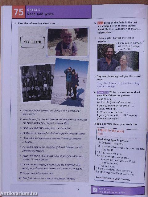 English for Life - Beginner - Student's Book/Workbook with key - CD-vel