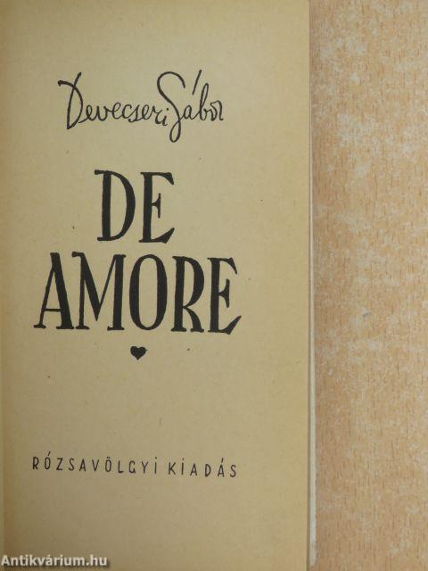 De Amore