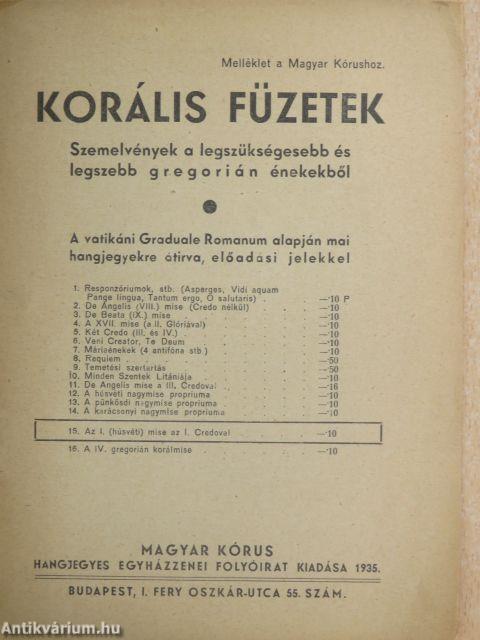 Korális füzetek 15.