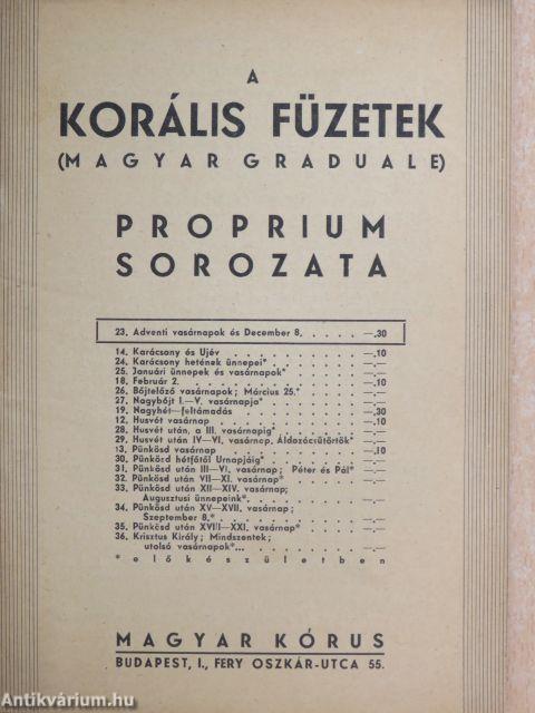 A Korális Füzetek Proprium sorozata 23.