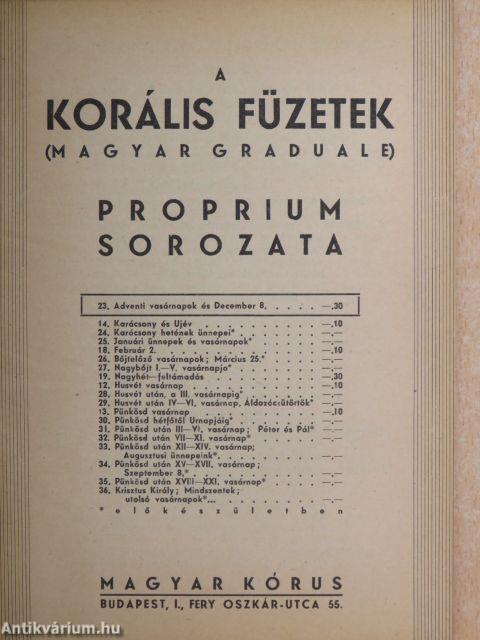 A Korális Füzetek Proprium sorozata 23.