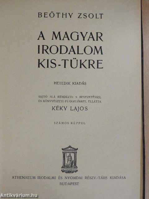 A magyar irodalom kis-tükre 