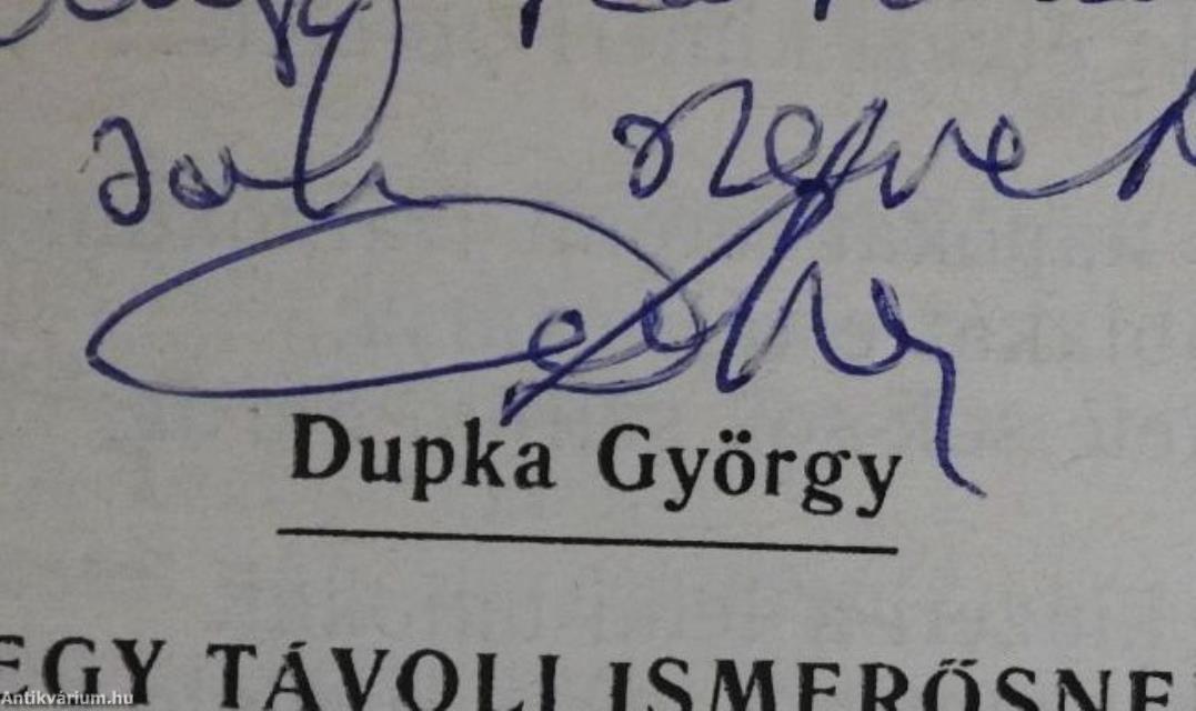 Évgyűrűk (többszörösen dedikált példány)