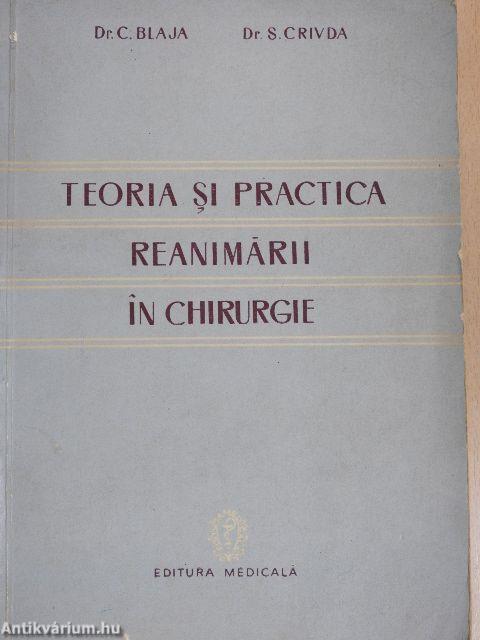 Teoria si practica reanimarii in chirurgie