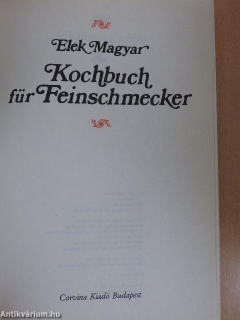 Kochbuch für Feinschmecker