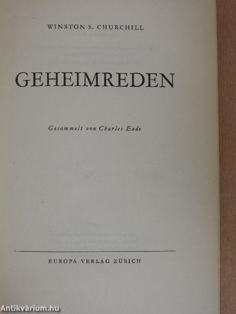 Geheimreden