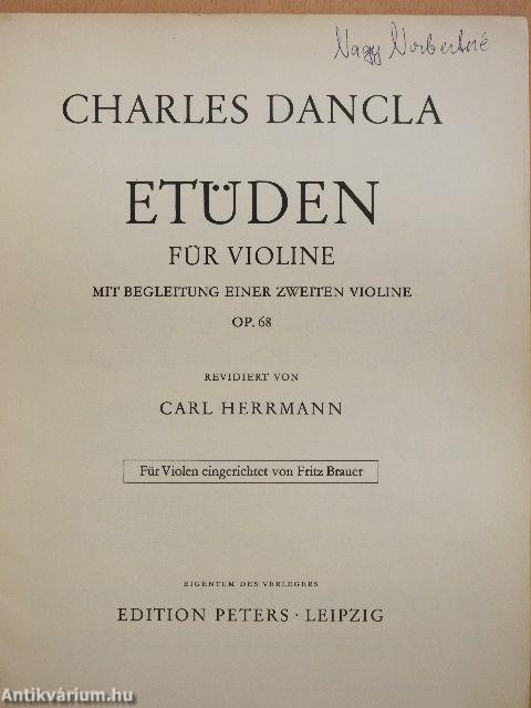 Etüden für Violine