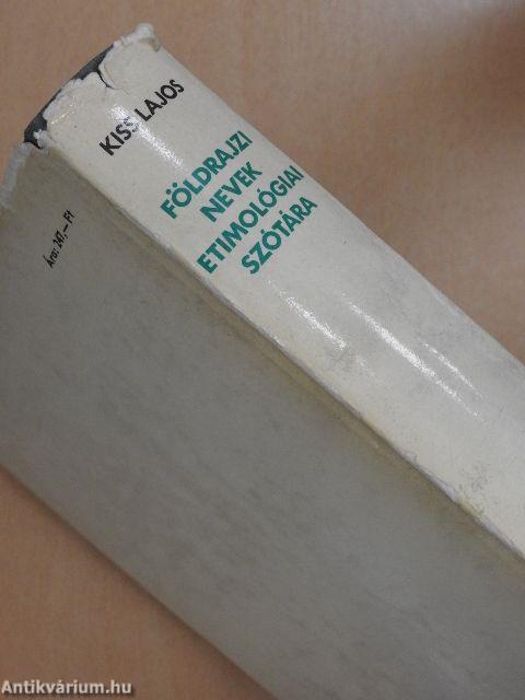 Földrajzi nevek etimológiai szótára