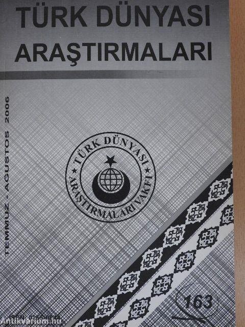Türk Dünyasi Arastirmalari Temmuz-Agustos 2006