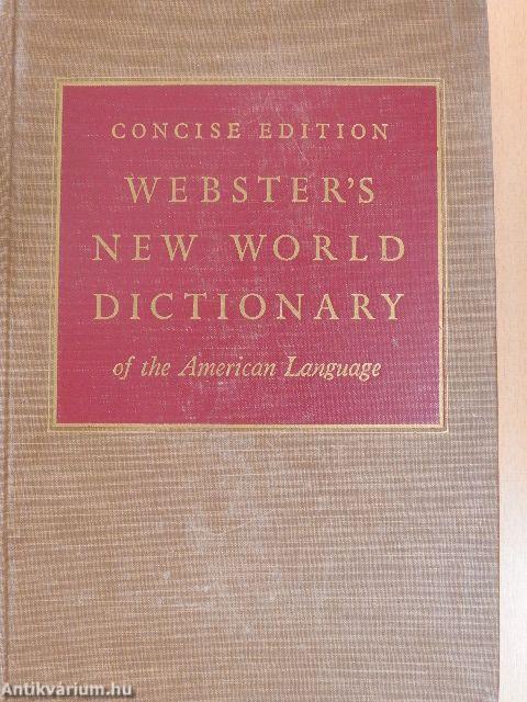 Webster's New World Dictionary of the American Language