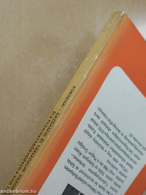 Gazdasági és társadalmi viszonyok a dunai és a tiszai határőrvidéken a XVIII. század elején