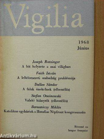 Vigilia 1968. június