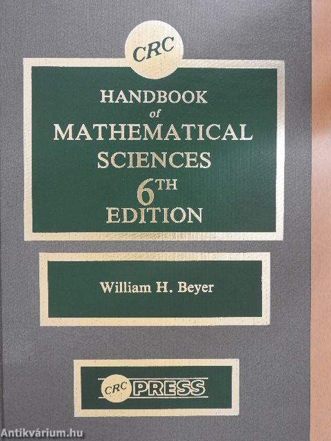 CRC Handbook of Mathematical Sciences