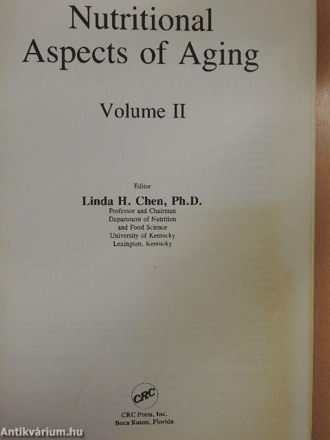 CRC Nutritional Aspects of Aging II.