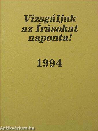 Vizsgáljuk az Írásokat naponta! 1994