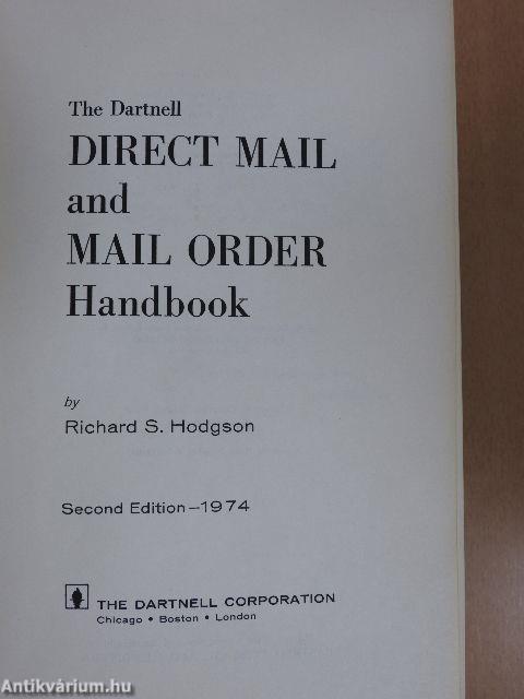 The Dartnell Direct Mail and Mail Order Handbook