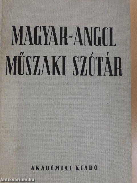 Magyar-angol műszaki szótár