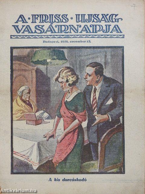 A Friss Ujság Vasárnapja 1931. december 13.