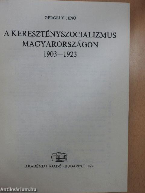 A keresztényszocializmus Magyarországon