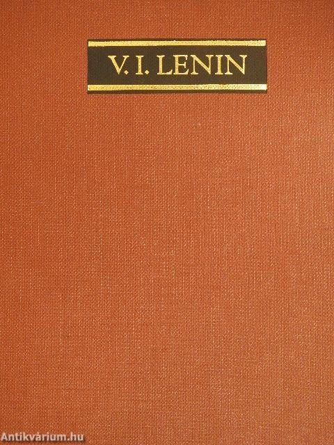 V. I. Lenin összes művei 37.