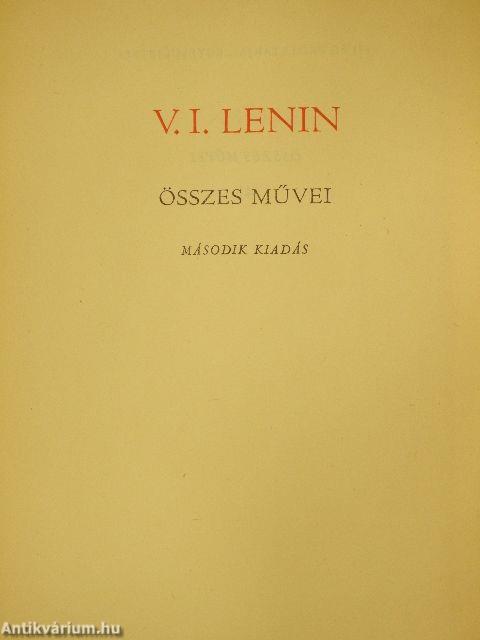 V. I. Lenin összes művei 41.