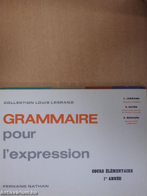 Grammaire pour l'expression