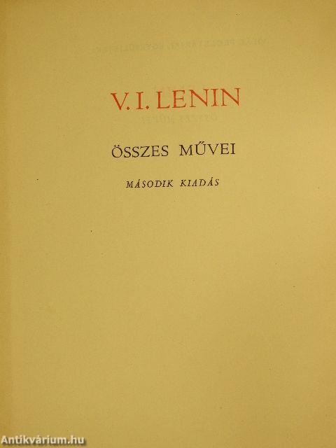 V. I. Lenin összes művei 4.