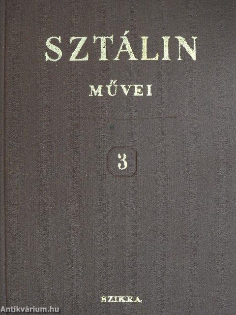 I. V. Sztálin művei 3.