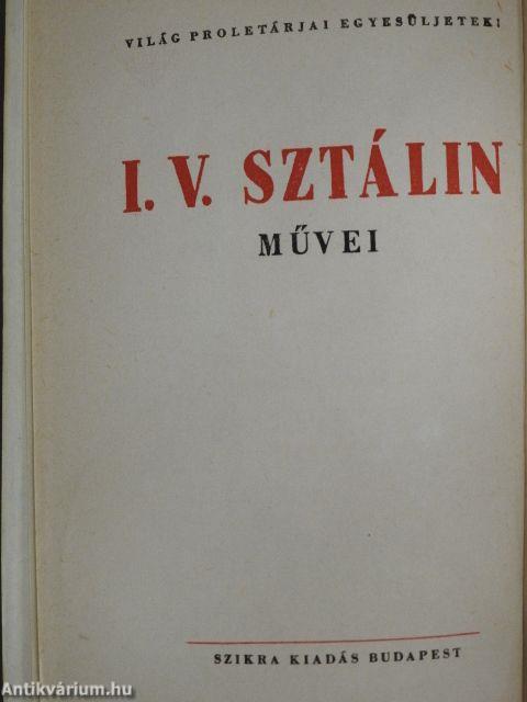 I. V. Sztálin művei 3.