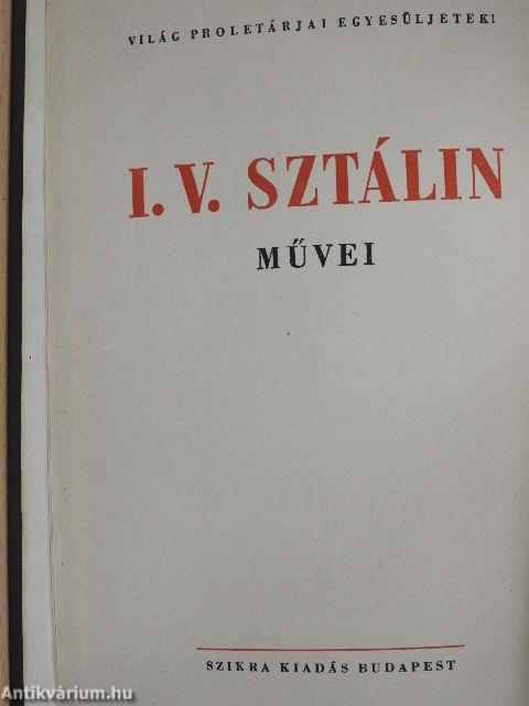 I. V. Sztálin művei 6.