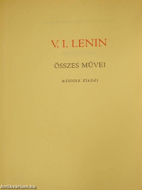 V. I. Lenin összes művei 40.