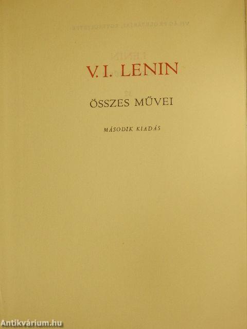 V. I. Lenin összes művei 32.