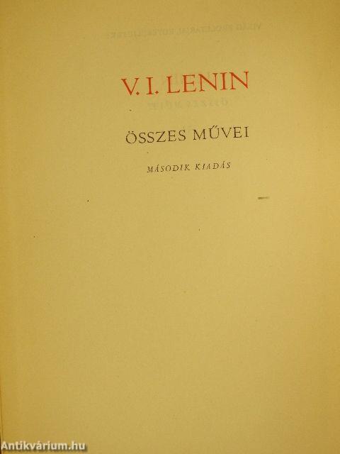 V. I. Lenin összes művei 33.