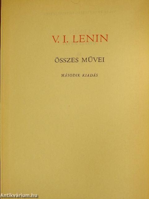 V. I. Lenin összes művei 34.