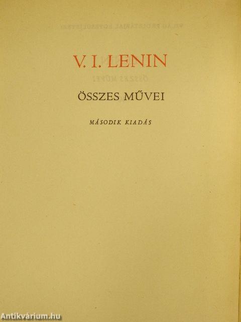 V. I. Lenin összes művei 40.