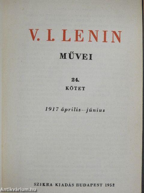 V. I. Lenin művei 24.
