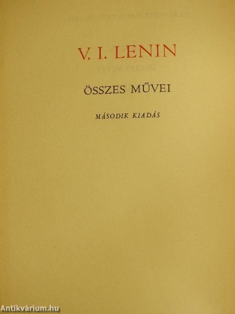 V. I. Lenin összes művei 15.