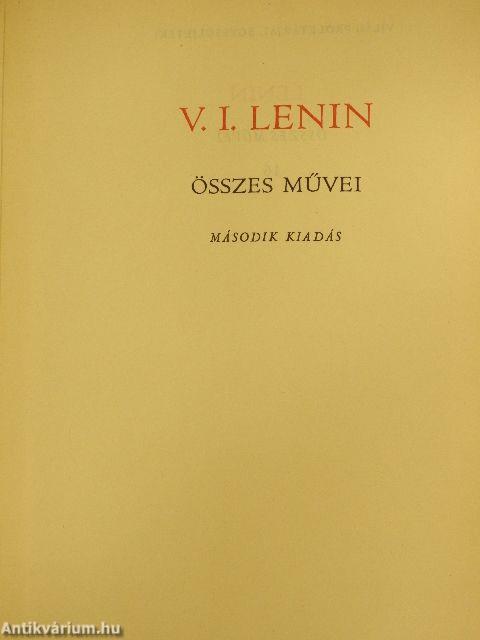 V. I. Lenin összes művei 16.