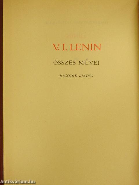 V. I. Lenin összes művei 21.