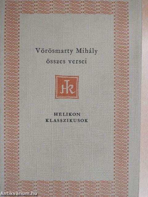 Vörösmarty Mihály összes versei