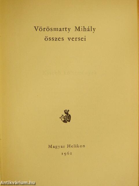 Vörösmarty Mihály összes versei