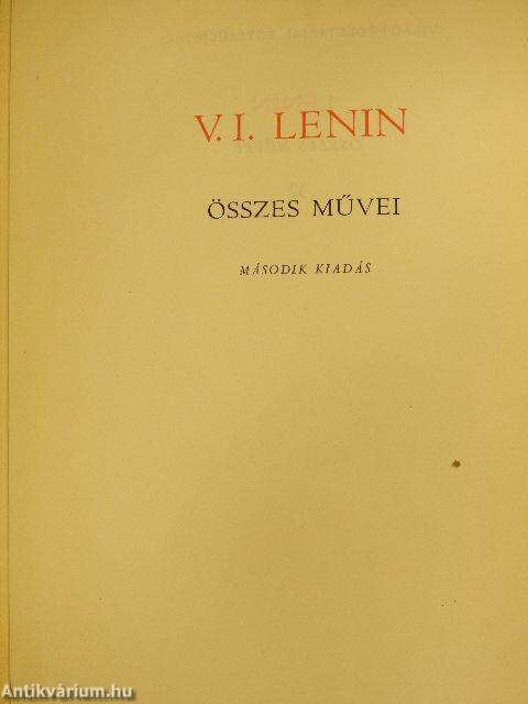 V. I. Lenin összes művei 32.