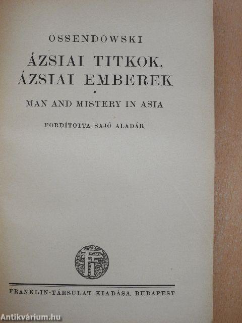 Ázsiai titkok, ázsiai emberek